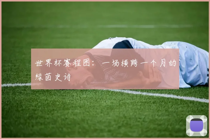 世界杯赛程图：一场横跨一个月的绿茵史诗