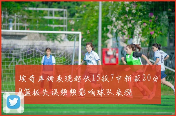 埃奇库姆表现起伏15投7中斩获20分9篮板失误频频影响球队表现